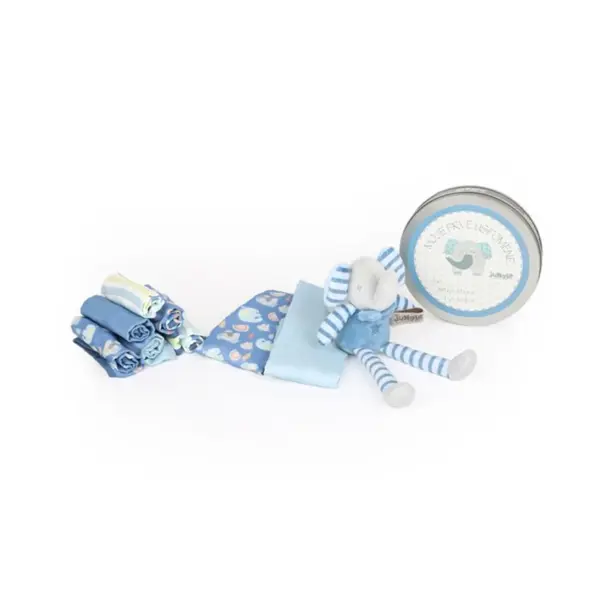 BEBI SET/PRVI OTISAK PLAVI SLON FOR.