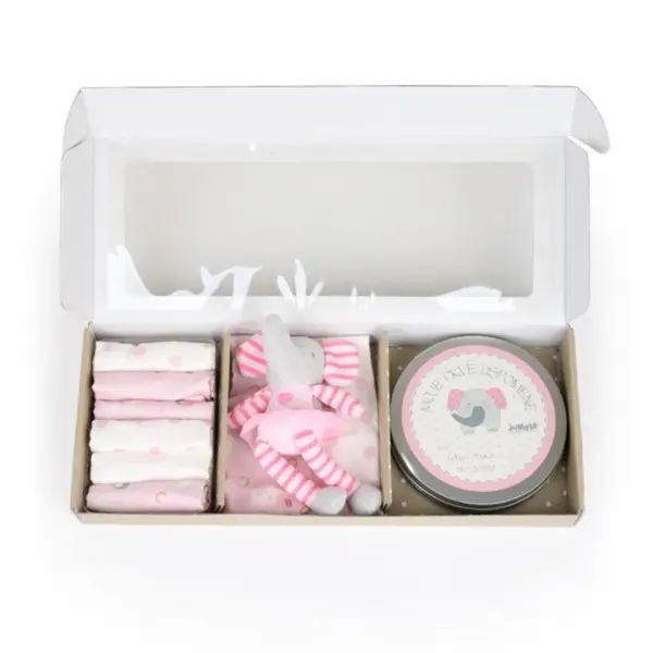 BEBI SET/PRVI OTISAK ROZI SLON FOR.