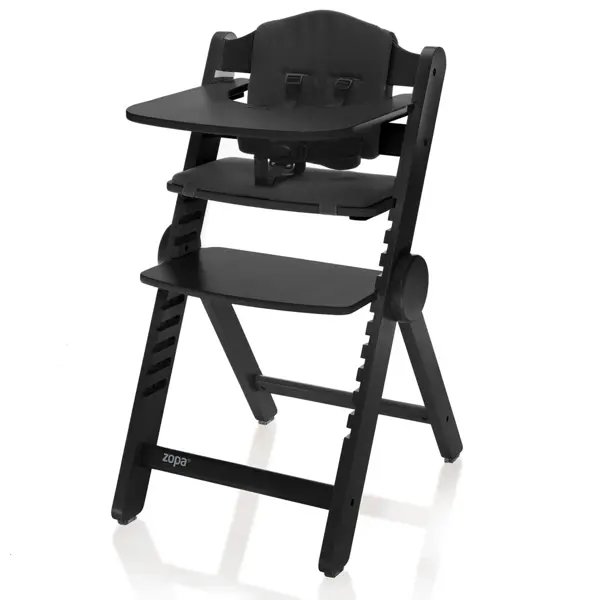 ZOPA DRVENA DJEČJA STOLICA CLIPP&CLAPP BLACK