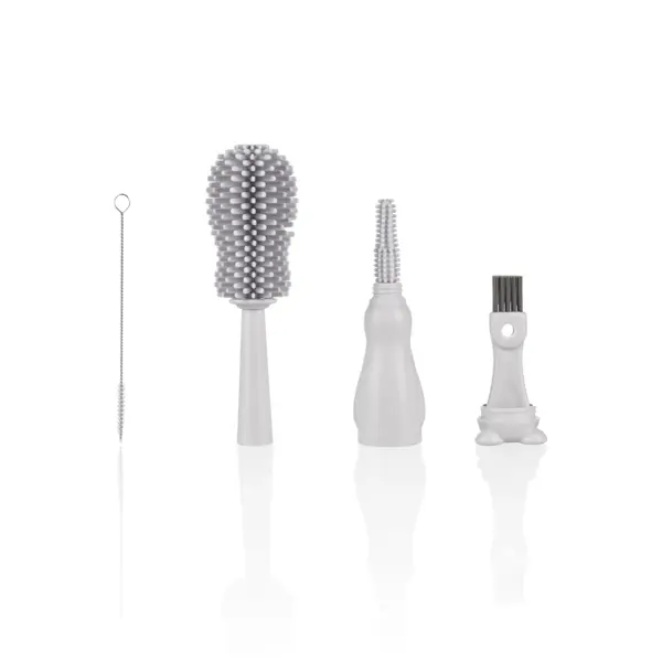 ZOPA SILIKONSKA ČETKA DA DJEČJE BOČICE 3U1,LIGHT GREY