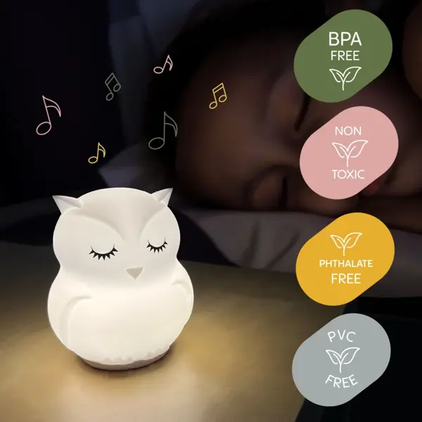 ZOPA SILIKONSKA LED LAMPA SA GLAZBOM,VEL.L,RABBIT