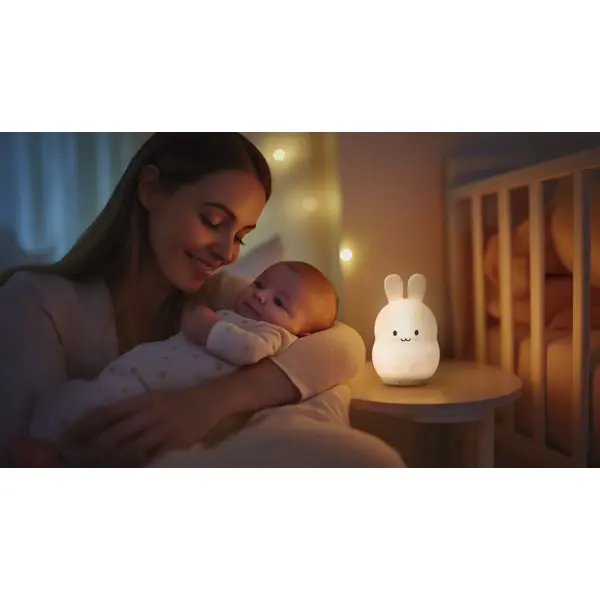 ZOPA SILIKONSKA LED LAMPA VEL.M,RABBIT