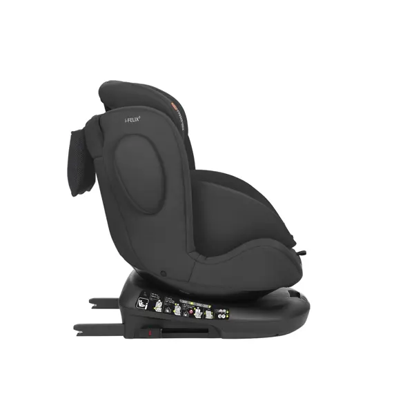 KIKKA BOO AUTOSJEDALICA I-FELIX,I-SIZE,40-150CM,BLACK