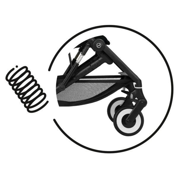 CYBEX KOLICA AGIS BLK MAGIC BLACK