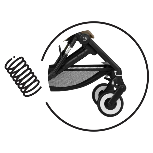 CYBEX KOLICA AGIS BLK ALMOND BEIGE
