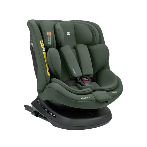 KIKKA BOO AUTOSJEDALICA 40-150CM I-DEFEND I-SIZE ARMY GREEN
