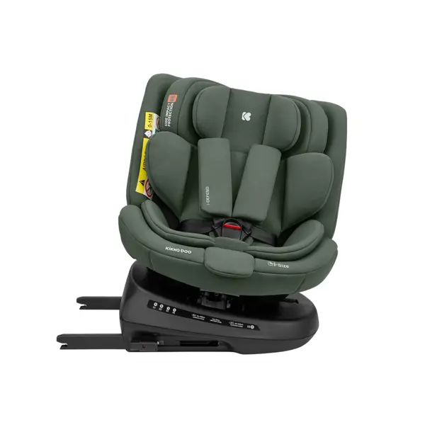 KIKKA BOO AUTOSJEDALICA 40-150CM I-DEFEND I-SIZE ARMY GREEN