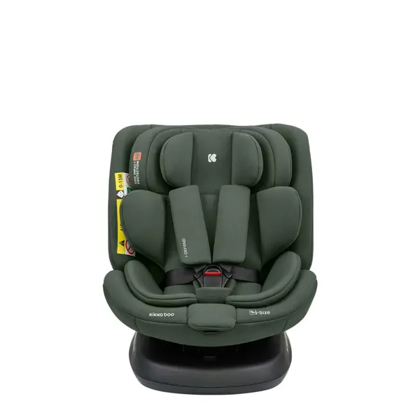 KIKKA BOO AUTOSJEDALICA 40-150CM I-DEFEND I-SIZE ARMY GREEN