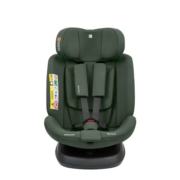 KIKKA BOO AUTOSJEDALICA 40-150CM I-DEFEND I-SIZE ARMY GREEN
