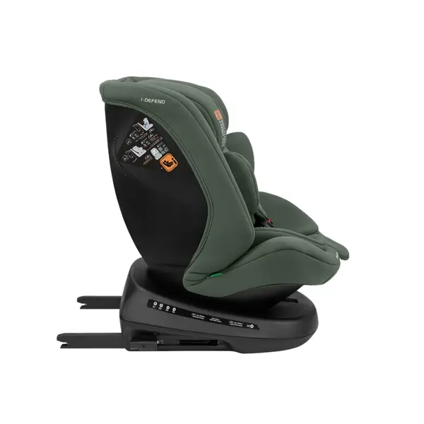 KIKKA BOO AUTOSJEDALICA 40-150CM I-DEFEND I-SIZE ARMY GREEN