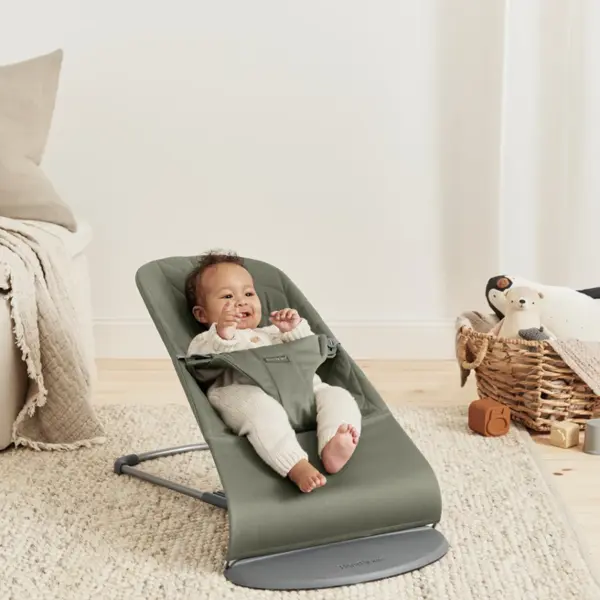 BABYBJORN BLISS WOVEN PETAL LEŽALJKA-DARK GREY