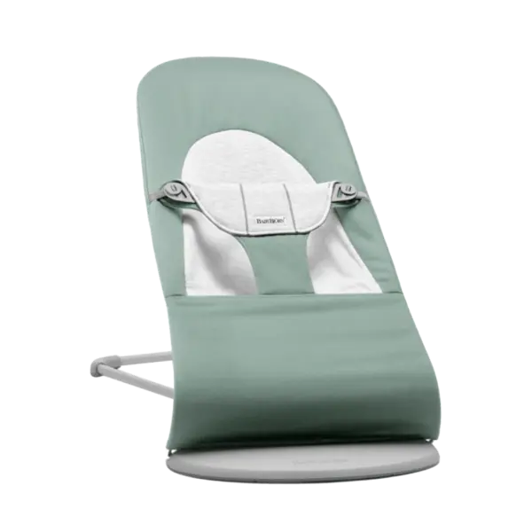 BABYBJORN BALANCE SOFT WOVEN/JERSEY LEŽALJKA, LIGHT SAGE-GRE