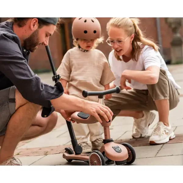 SCOOT AND RIDE HIGHWAYKICK 1 PUSH AND GO MOCHA