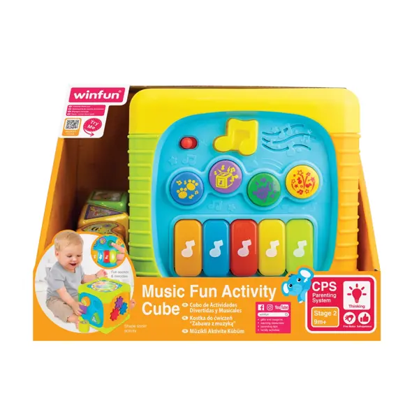 WINFUN IGRAČKA MUSIC FUN ACTIVITY KOCKA