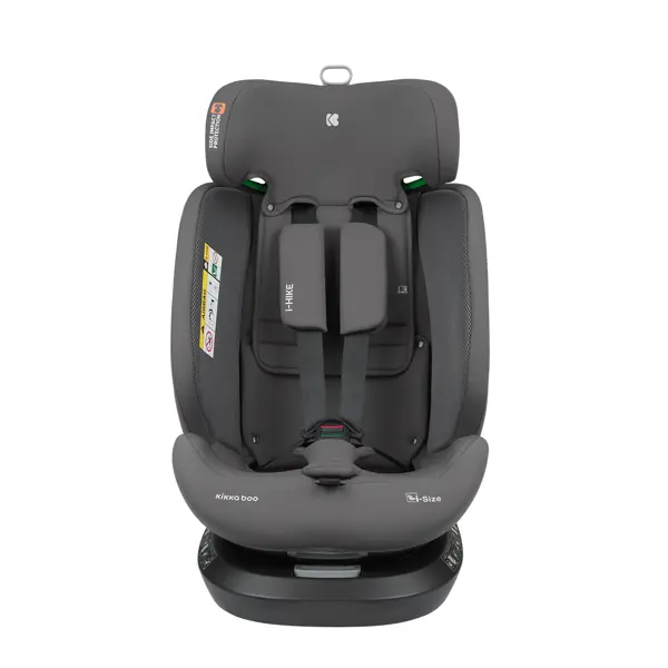 KIKKA BOO AUTOSJEDALICA 40-150CM I-HIKE I-SIZE ,DARK GREY