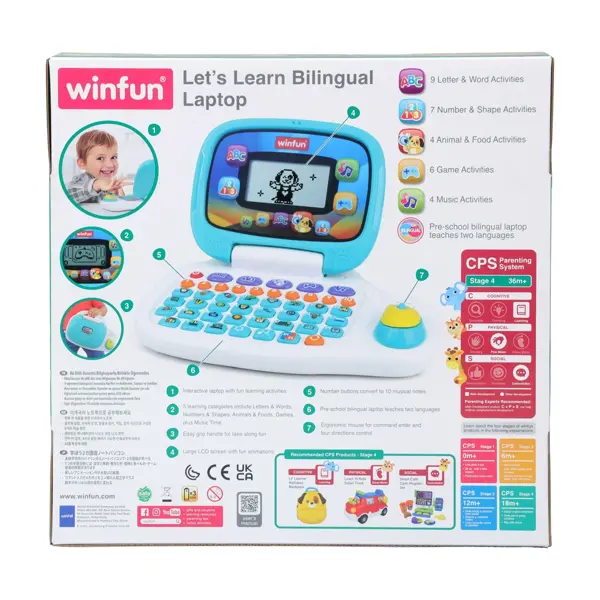 WINFUN IGRAČKA LAPTOP LETS LEARN BILINGUAL