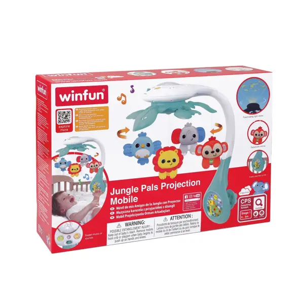 WINFUN PROJEKTOR VRTULJAK JUNGLE PALS