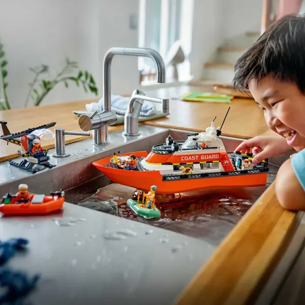 LEGO 60504 SPASILAČKI BROD I HELIKOPTER