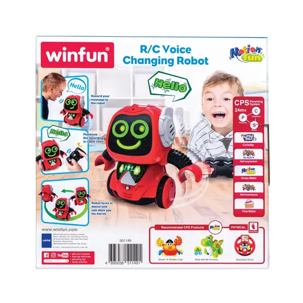 WINFUN IGRAČKA R/C VOICE CHANGING ROBOT