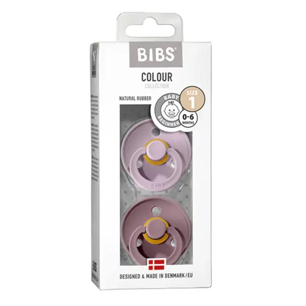 BIBS DUDE DUSKY LILAC & HEATHER VELIČINA 1