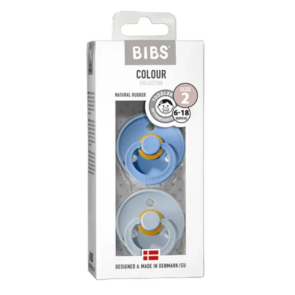 BIBS DUDE BABY BLUE & SKY BLUE VELIČINA 2