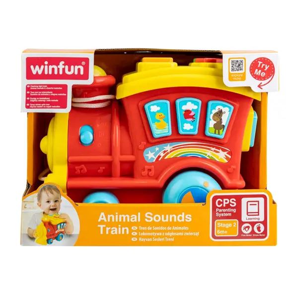 WINFUN IGRAČKA ANIMAL SOUNDS VLAK