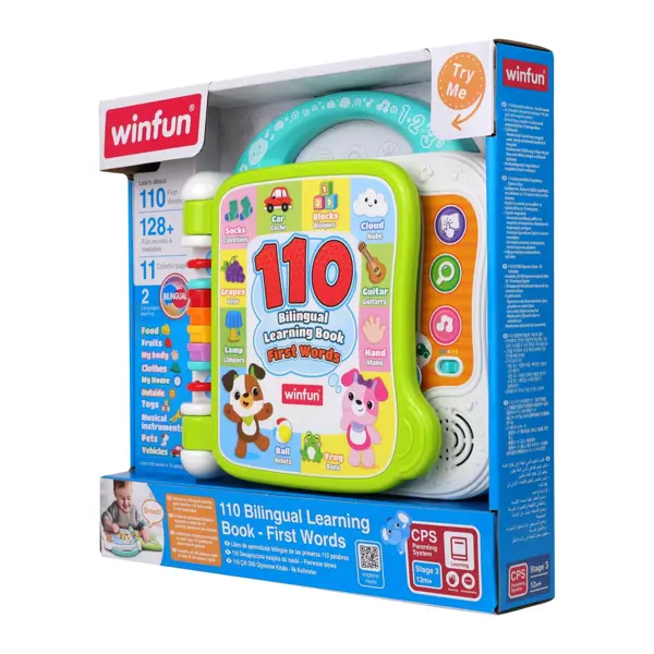 WINFUN IGRAČKA 110 BILINGUAL LERANING BOOK-PRVE RIJEČI