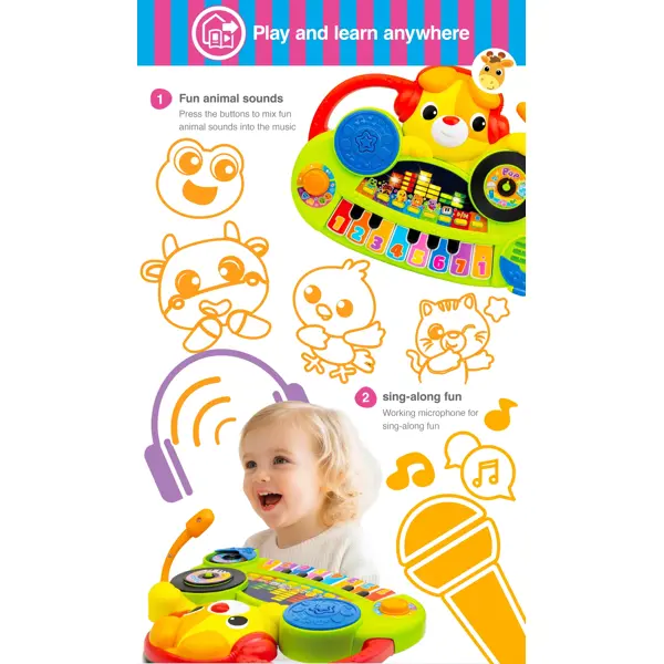 WINFUN IGRAČKA DJ PUPPY MUSIC MIXER