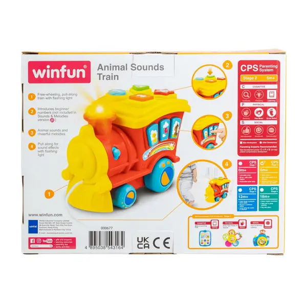 WINFUN IGRAČKA ANIMAL SOUNDS VLAK
