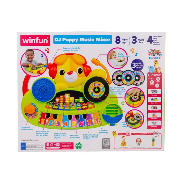 WINFUN IGRAČKA DJ PUPPY MUSIC MIXER