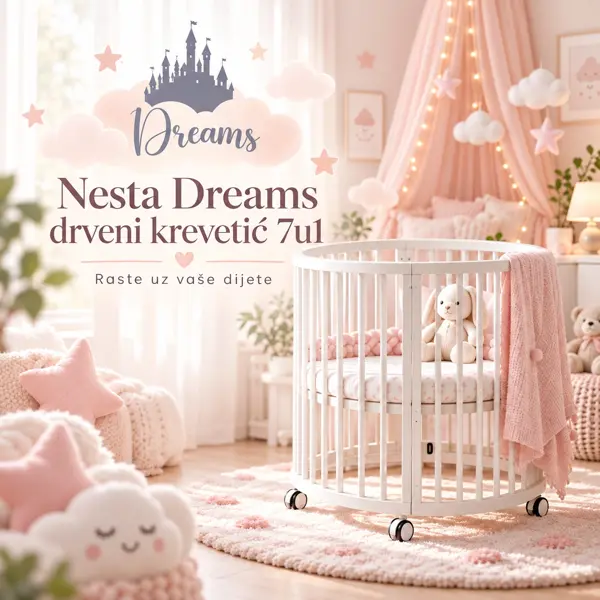 NESTA DREAMS DRVENI KREVETIĆ 9U1 