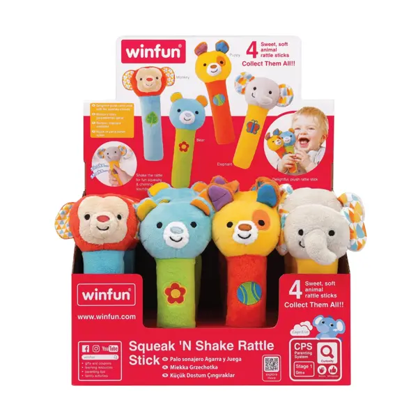 WINFUN IGRAČKA SQUEAK N SHAKE ZVEČKA