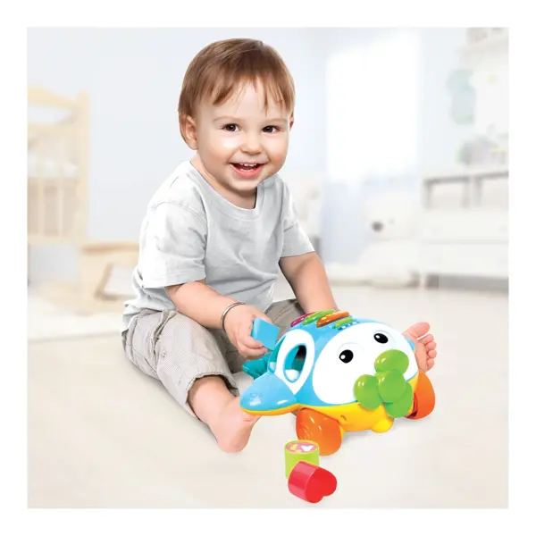 WINFUN IGRAČKA SORT N LEARN PULL ALONG AVION