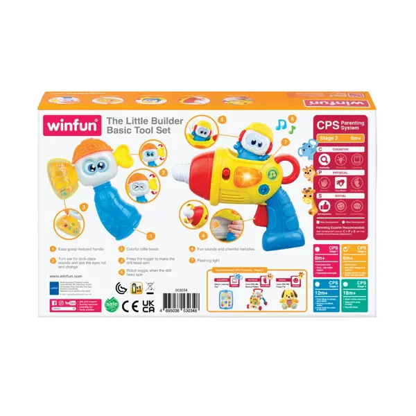 WINFUN IGRAČKA THE LITTLE BUILDER BASIC ALAT SET
