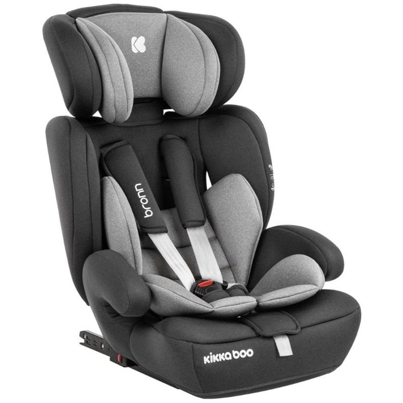 KIKKA BOO AUTOSJEDALICA BRONN ISOFIX 9-36KG, GREY 