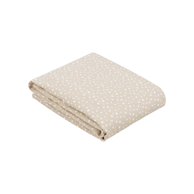 KIKKA BOO DVOSLOJNI POKRIVAČ OD MUSLINA 100/100CM,DOTS BEIGE