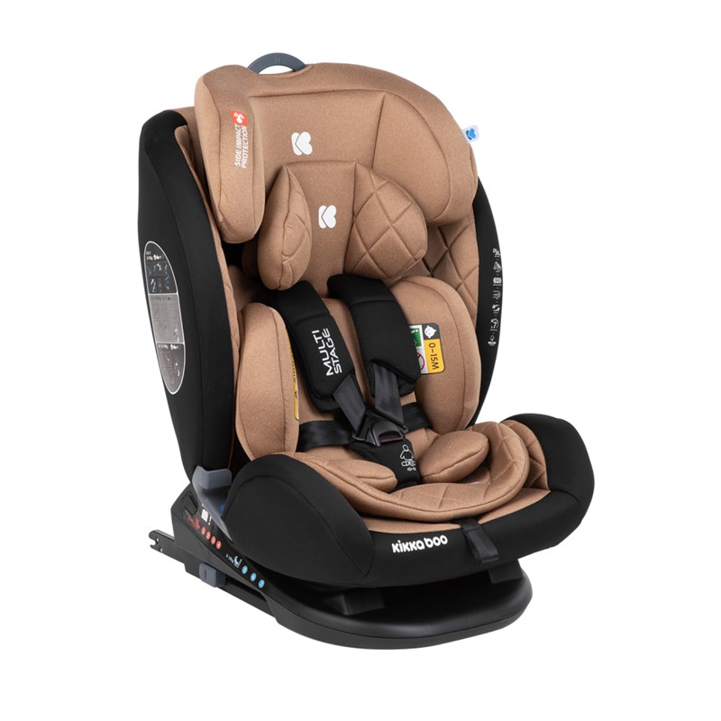 KIKKA BOO AUTOSJEDIŠTE MULTISTAGE ISOFIX 0-36KG,BEIGE