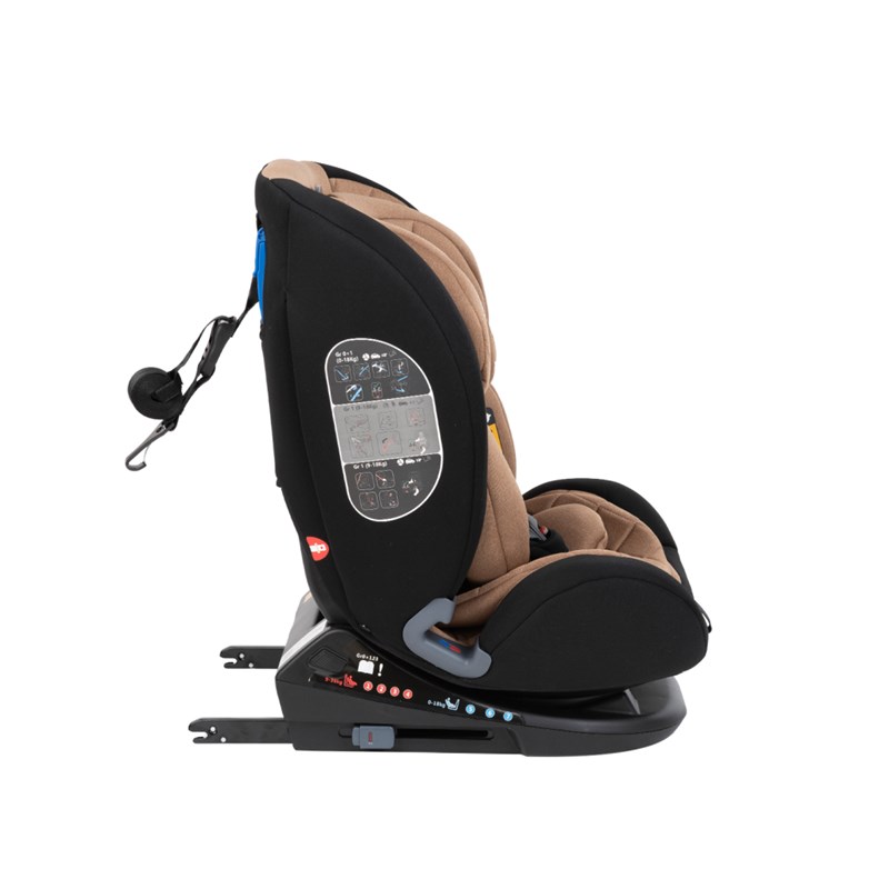 KIKKA BOO AUTOSJEDIŠTE MULTISTAGE ISOFIX 0-36KG,BEIGE