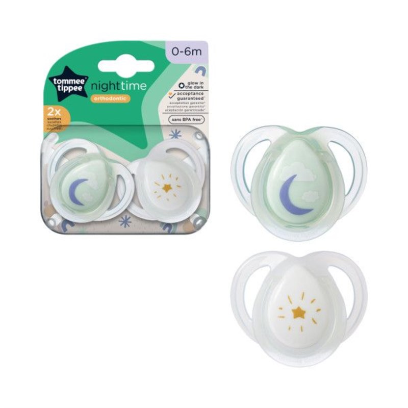 TOMMEE TIPPEE DUDA VARALIXCA NIGHT TIME,0-6MJ 2KOM