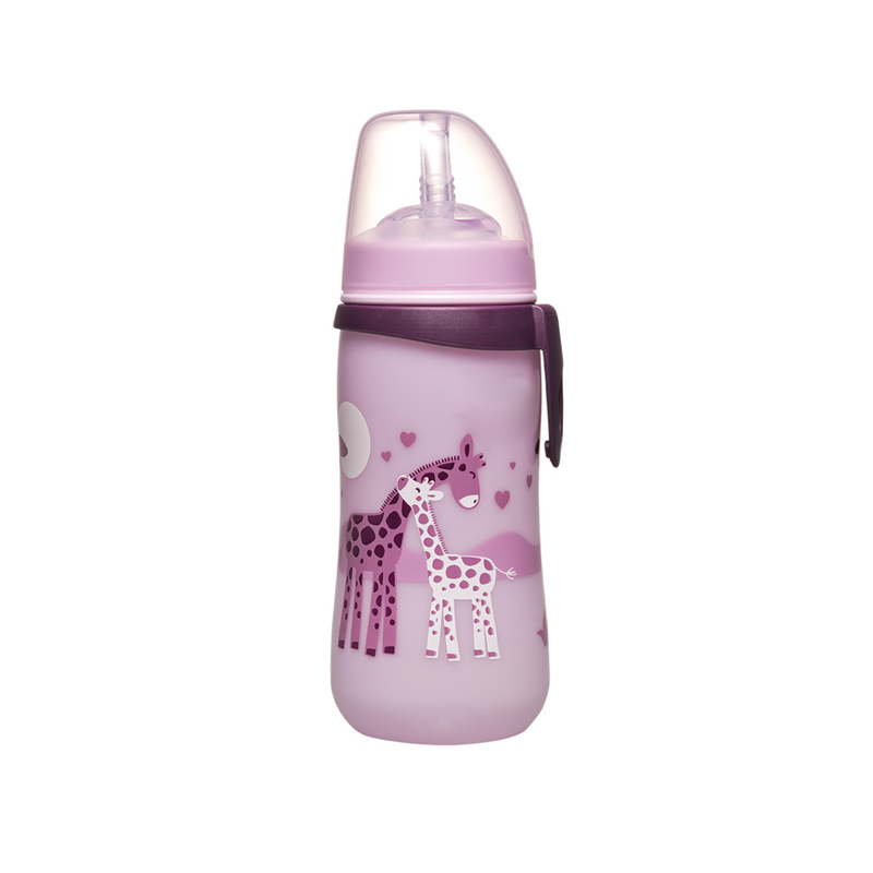 NIP STRAW CUP, PP, 330ML, GIRL