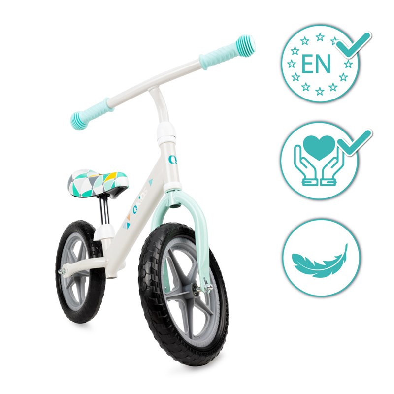 QKIDS FLEET BALANS BICIKL,GREY TROKUT