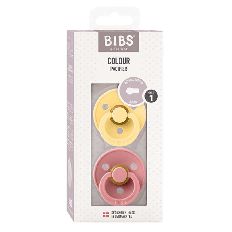 BIBS DUDE PALE BUTTER&DUSTY PINK,VEL.1