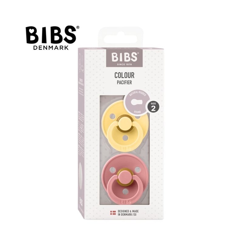 BIBS DUDE PALE BUTTER&DUSTY PINK,VEL.2