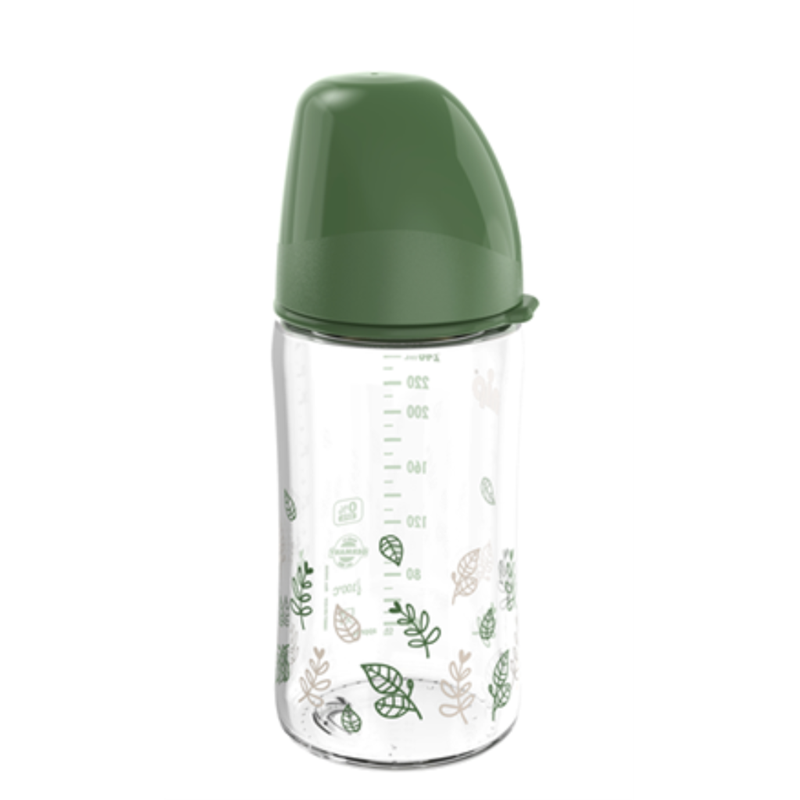 NIP STAKLENA BOCA ŠIROKOG GRLA,CHERRY GREEN BOY,GREEN,240ML