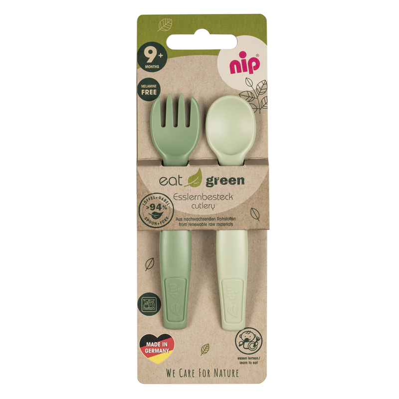 NIP PRIBOR ZA JELO,EAT GREEN,MIX ,9MJ+