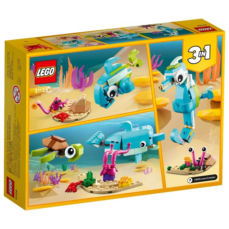 LEGO 31128 DELFIN I KORNJAČA