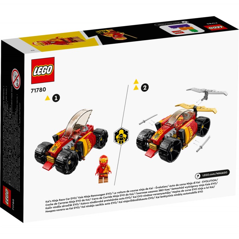 LEGO 71780 KAIEV NINJA TRKAČI AUTO EVO