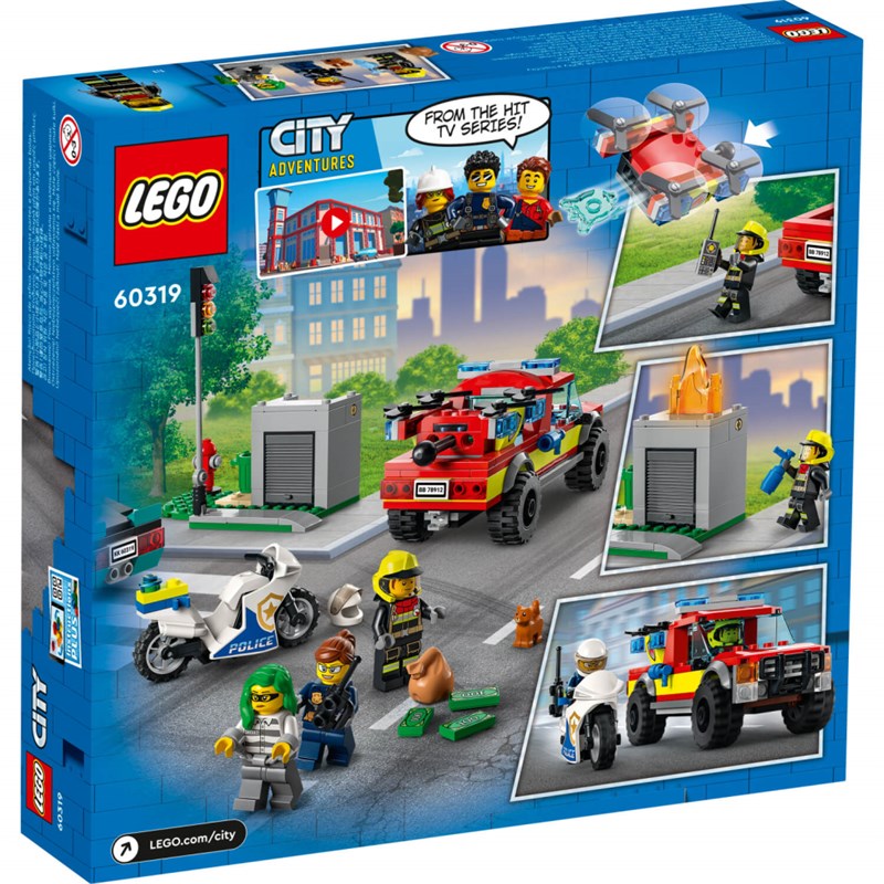 LEGO 60319 VATROGASNA AKCIJA I POLIICIJSK POTJERA