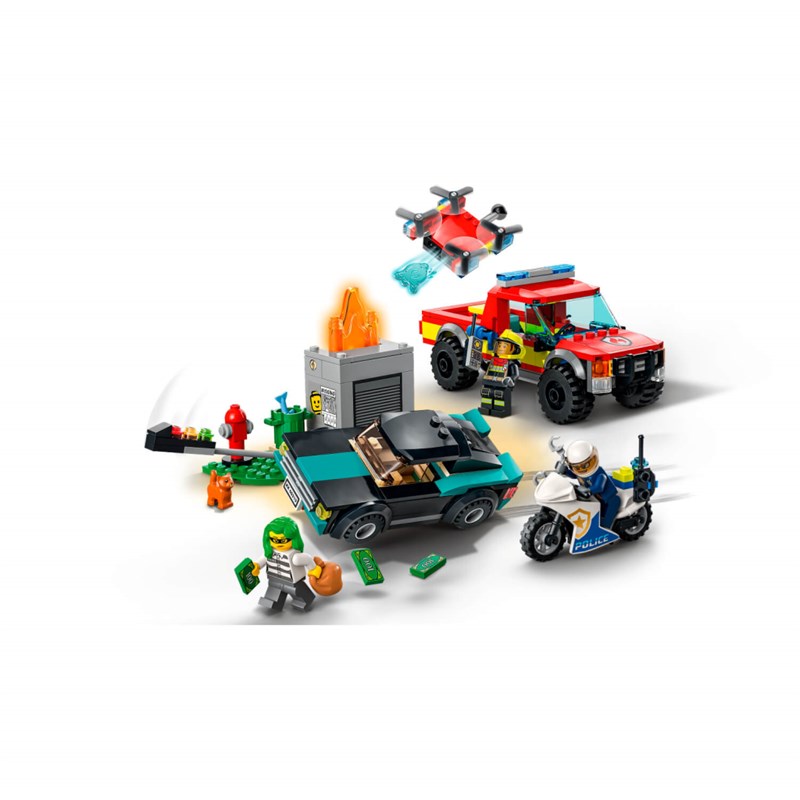 LEGO 60319 VATROGASNA AKCIJA I POLIICIJSK POTJERA