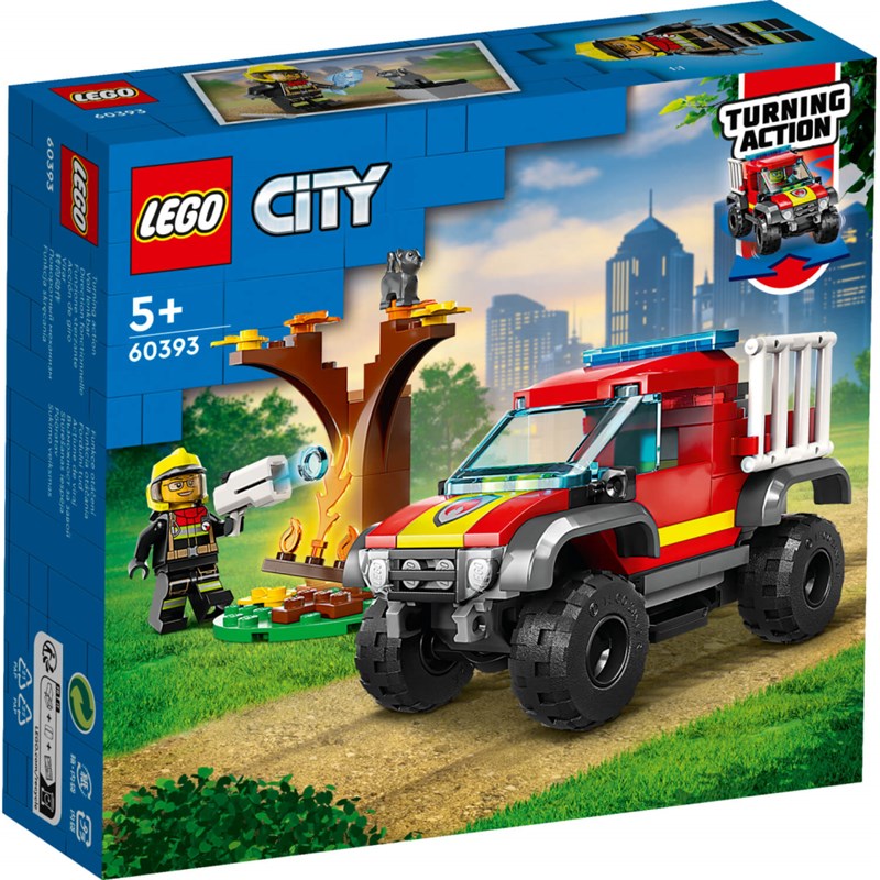 LEGO 60393 SPAŠAVANJE VATROGASNIM VOZILOM 4X4